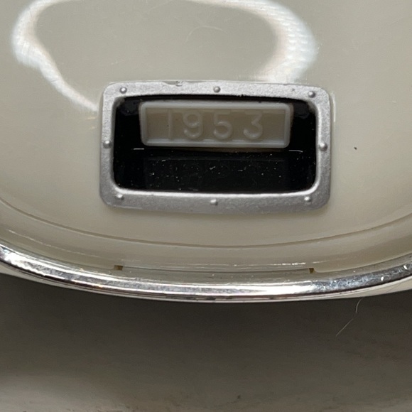 #8732 AMT Ertl 1953 Corvette Polo White 1/25 Scale Plastic Promo Model Car NEW - Picture 5 of 13